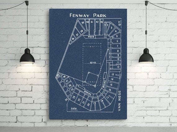 Fenway Park Seating Chart Printable