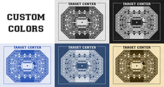 Target Center Seating Chart Rows Target Center Seating Chart Box