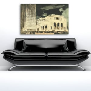 Impression de style vintage antique du Roxy Theatre, New York City sur papier photo, papier mat ou toile tendue