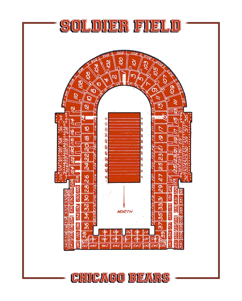 Soldier Field Seat Map