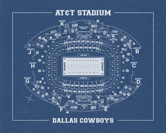 Cowboys Seating Chart New Stadium