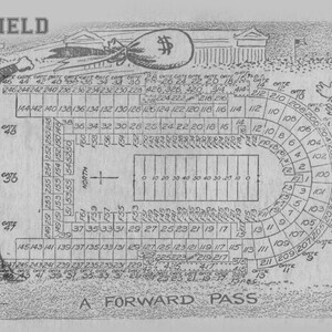 Print of Vintage Soldier Field Seating Chart Seating Chart on Photo ...
