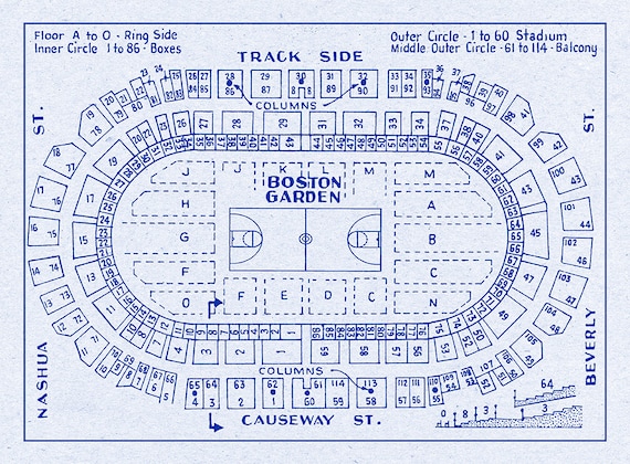 Garden Seating Chart Basketball