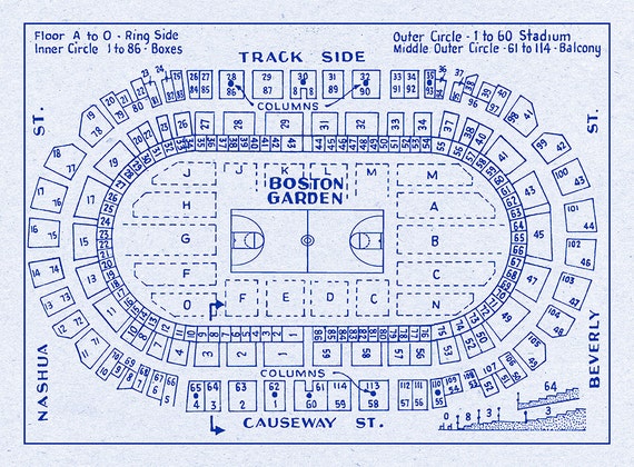 Garden Seating Chart Basketball