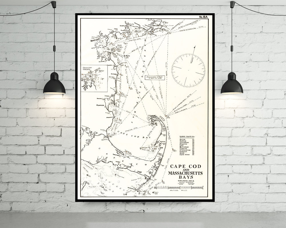 Paper Cape Cod Map