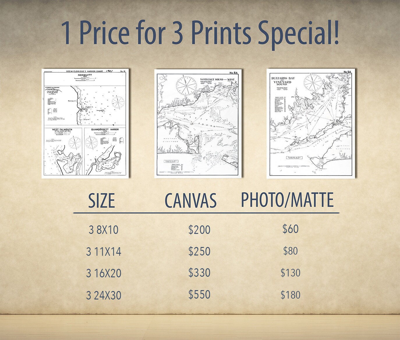 Nautical Chart Prints