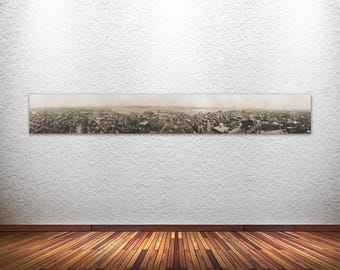 ニューベッドフォード 1920年 パノラマ写真：マサチューセッツ州、捕鯨都市