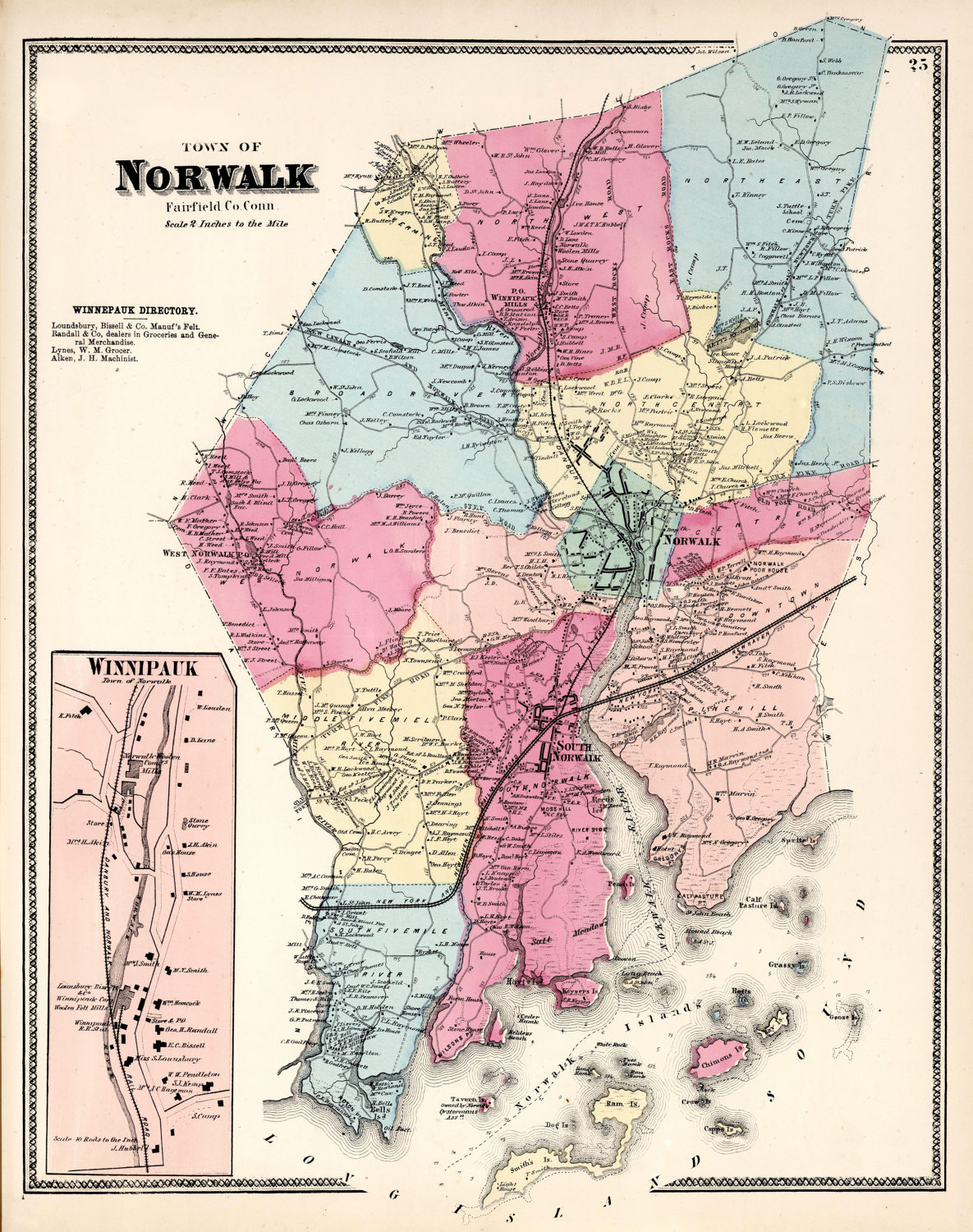 Norwalk CT Zip Codes Map