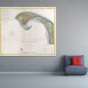 Künstlerischer Druck einer antiken provenzalischen Seekarte auf einem hochwertigen Fotopapier, mattem Papier oder Canvas Giclée