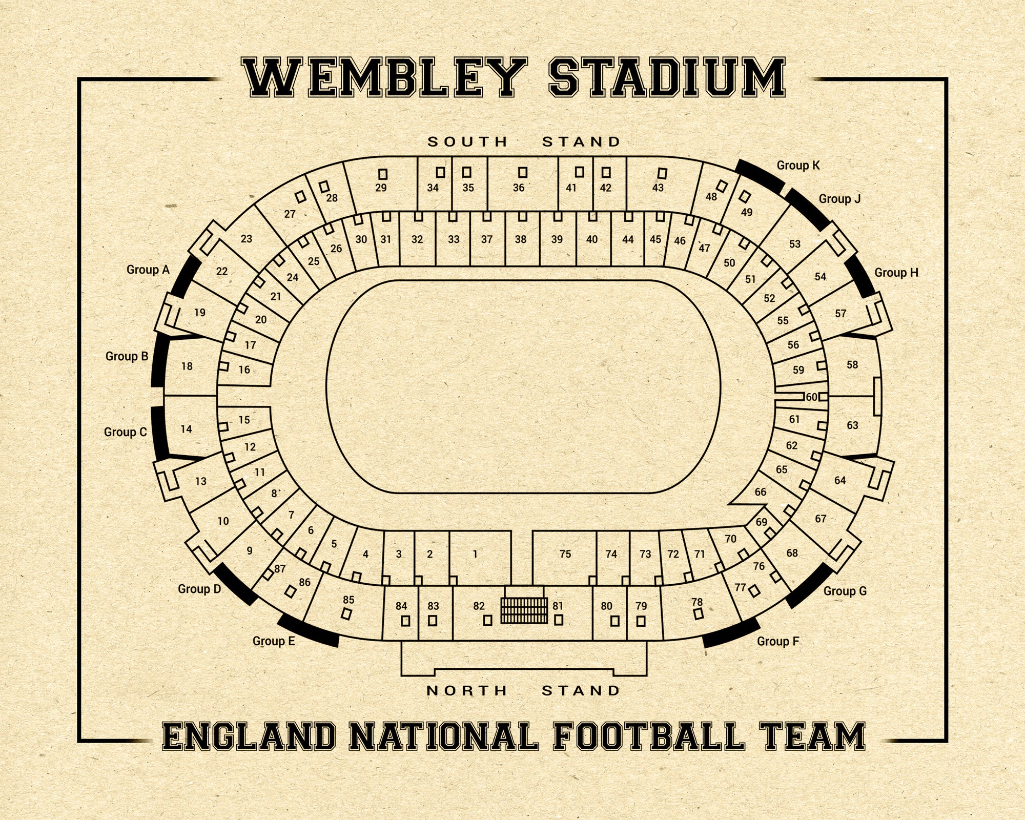 Wembley Stadium Seating Chart