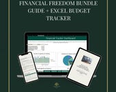 Financial Freedom Bundle | Guide + Excel Budget Tracker |  Zero-Based Budgeting, Debt Snowball & Emergency Fund Planner, Instant Download