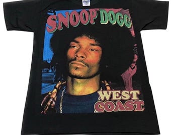 Vintage Snoop Dogg Graphic Tee, 90s Hip Hop Rap Shirt