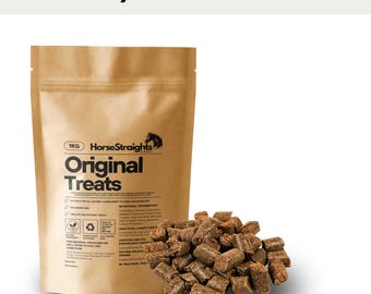 Original Treats | Horse Straight Direct | 100% Natural Equine Supplement | Premium Quality Horse Herbs | Compostable Packaging