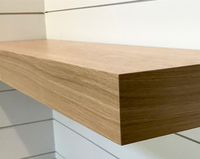 Floating Shelf White Oak Mantel Custom for Paola One Etsy