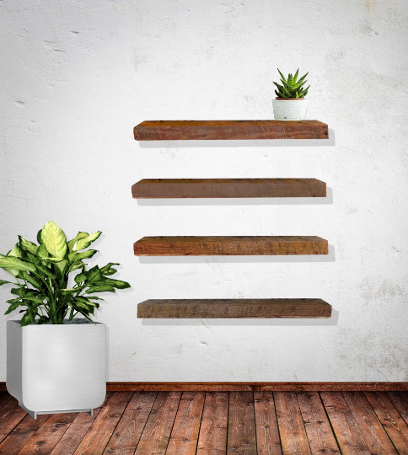 Floating Shelves Reclaimed Wood Rustic Barnwood Shelf Set - Barn Wood Wall Floating Shelves Floating Shelves Reclaimed Wood Rustic Barnwood Shelf Set - Barn Wood Wall Floating Shelves