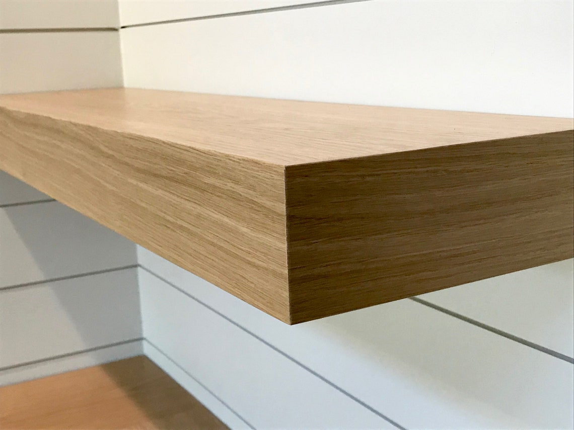 Floating Shelf White Oak Kitchen Shelf Open Kitchen Shelves Etsy Canada