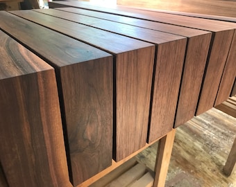 Walnut Floating Shelf, Modern Kitchen Shelves, Easy Install