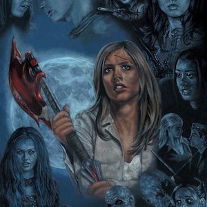 Buffy Vampire Slayer Angel Fanart Luster 8x10 11x14 Photo Print