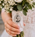 Personalised Wedding Bouquet Photo Charm | Oval Memorial Locket Keepsake