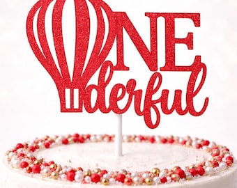 One Glitter Cake Topper | First Birthday Cake Topper | Boy First Birthday | Girl First Birthday | 1st Birthday Cake Topper | First Birthday