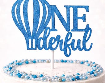 One Glitter Cake Topper | First Birthday Cake Topper | Boy First Birthday | Girl First Birthday | 1st Birthday Cake Topper | First Birthday