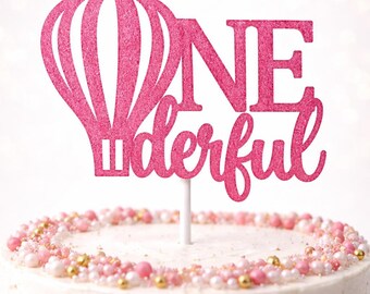 One Glitter Cake Topper | First Birthday Cake Topper | Boy First Birthday | Girl First Birthday | 1st Birthday Cake Topper | First Birthday