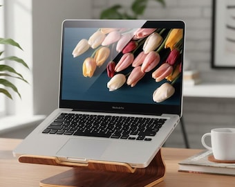 Wooden Laptop Cooling Stand P34