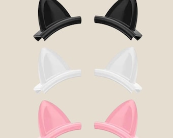 Silicone Cat Ear Headphone Accessory: Headset Decoration