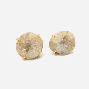 Geode Earrings/Geode Post Earrings/Druzy Post Earrings