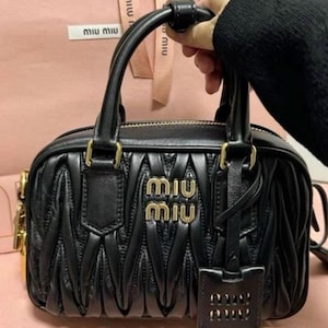 バッグ 90s miumiu leather shoulder bag 90s Miu Miu Bag - Etsy Canada