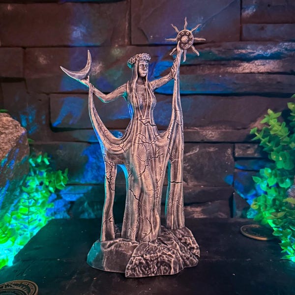 Azura Statue , Skyrim Inspired Decor, The Elder Scrolls Daedric Goddess Figurine, Prop and Cosplay, Gaming Room Decor