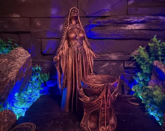 Mara Statue, Skyrim Inspired Figurine, The Elder Scrolls V Goddess Sculpture, Skyrim Decor, Gamer Gift
