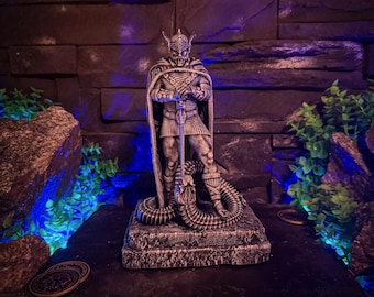 Talos Statue, Handmade Elder Scrolls Inspired Collectible, Skyrim