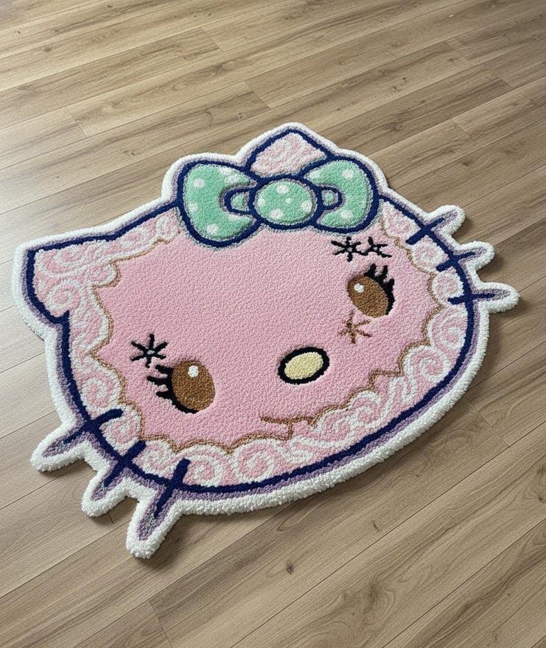 Esty Rugs Characters Custom Hand Tufted Rug | Personalized Character | Unique Anime, Cartoon ...