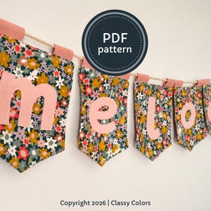 Patrón PDF para banner con nombre