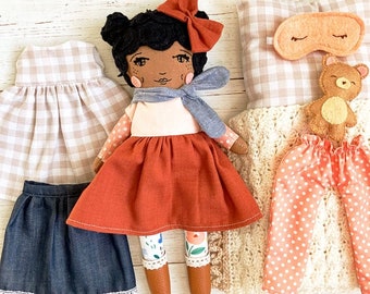 Handmade Doll Set: Dress Up Doll Set