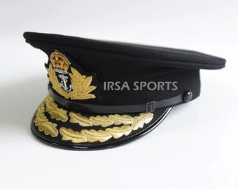 イギリス陸軍海軍帽：刺繍入りミリタリーヘッドギア - Etsy 日本