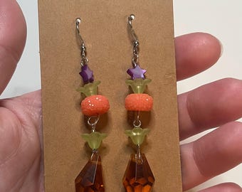 Carrot Inspired Earrings