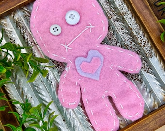 Pink Beauty Poppet Doll: Beauty, Glamour, Self-Love, Divine Feminie Soft Life Spell work  Ritual