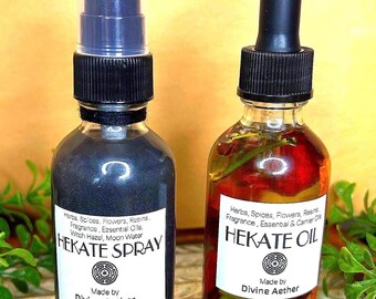 Hekate Spray or Oil for Spelled for Ritual Spellwork Aniont Candles Hecate