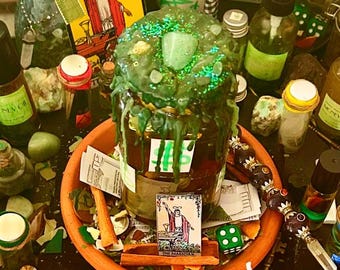Money Drawing Jar: Abundance, Wealth, Finance, Prosperity Spell Work