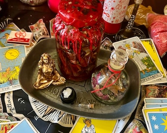 LOVE SPELL jar Sweetening / sweeten your love life draw in attract lover partner relationship marriage