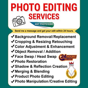 Expert Photoshop and Custom Photo Editing Service:  Add or Remove People, Retouching, Restoration, Manipulation