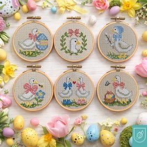 Farmhouse Goose Mini Patterns. image 1