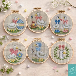 Farmhouse Goose Mini Patterns. image 2