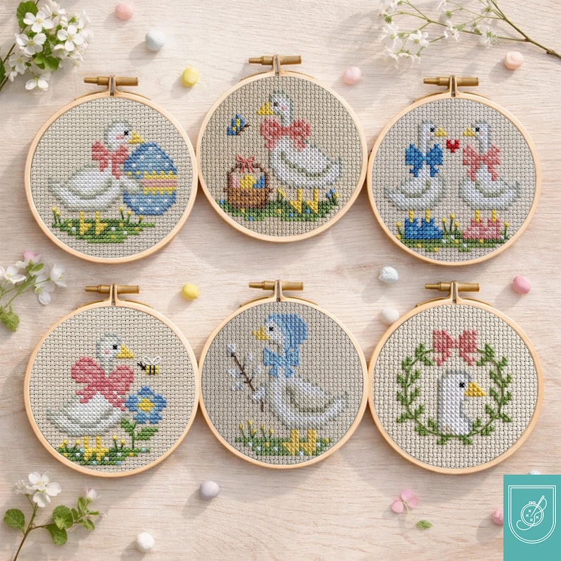 Farmhouse Goose Mini Patterns. image 2