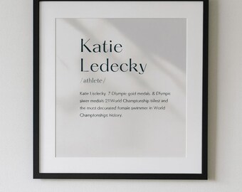 ケイティ・レデッキー直筆サインカード（コア付き） - Etsy 日本