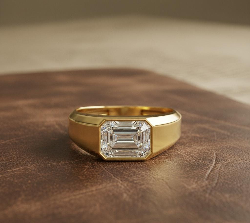 9k 9 Carat Gold Ring - Etsy