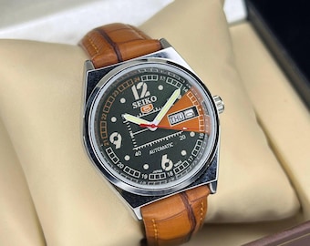 ヴィンテージ セイコー 5 自動巻き腕時計 - クラシックな 1960 年代