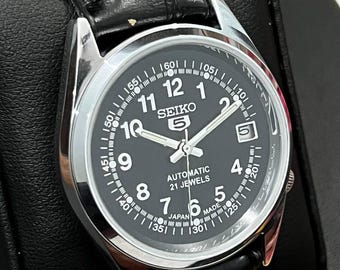ヴィンテージ セイコー 自動巻き 17 石 グレー 文字盤 日付表示